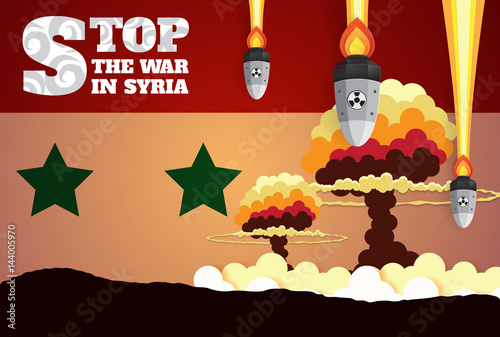 Nuclear explosion war in Syria