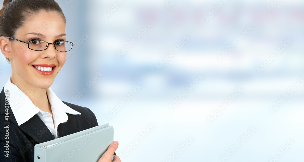 Young business woman.