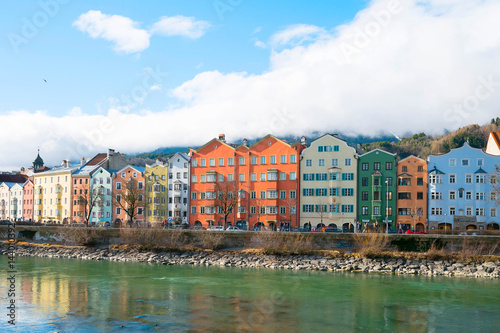 Cityscape of Innsbruck, Austria.