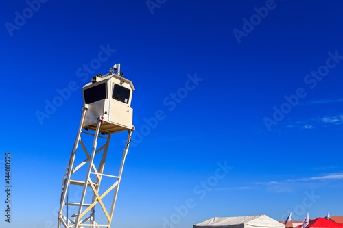 Принти на полотні Security Observation and Command Post: A telescoped Air Force Security Force Operations and Command Post