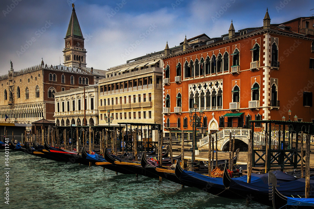 St. Mark's frrom along the Grand Canal in Venice