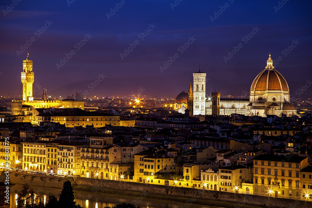 Florence's Duomo at twilight