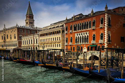 St. Mark's frrom along the Grand Canal in Venice © Andrew S.