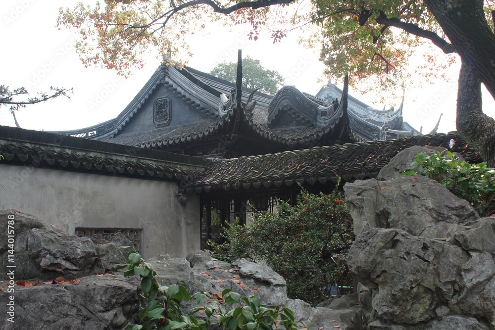 Φωτογραφία Traditional Chinese Architecture in Gardens in China Asia
