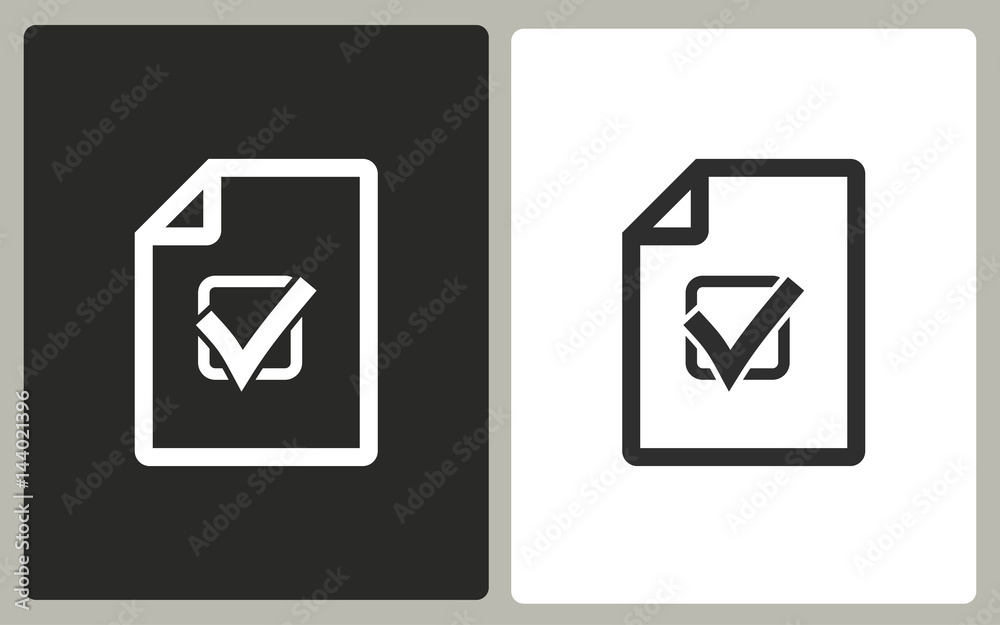 Checklist - vector icon. Checklist - vector icon.