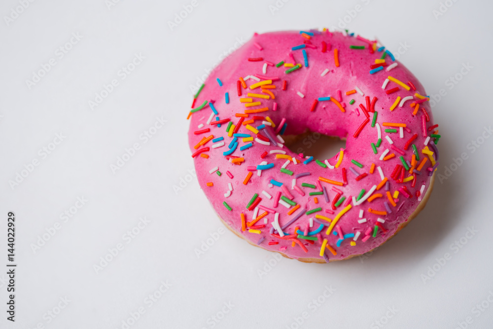 Bright fresh donut