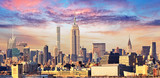 Manhattan Skyline with Empire State Building over Hudson River, New York City