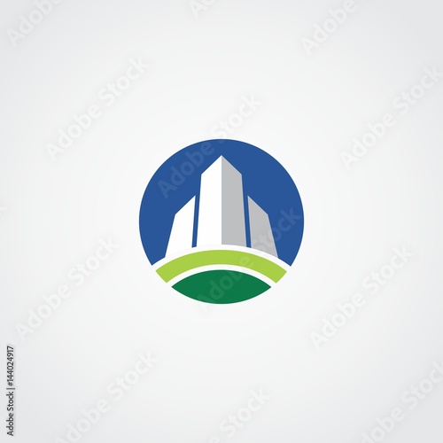 abstract real estate developer logo 