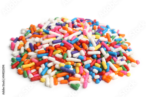 Assorted colored sprinkles