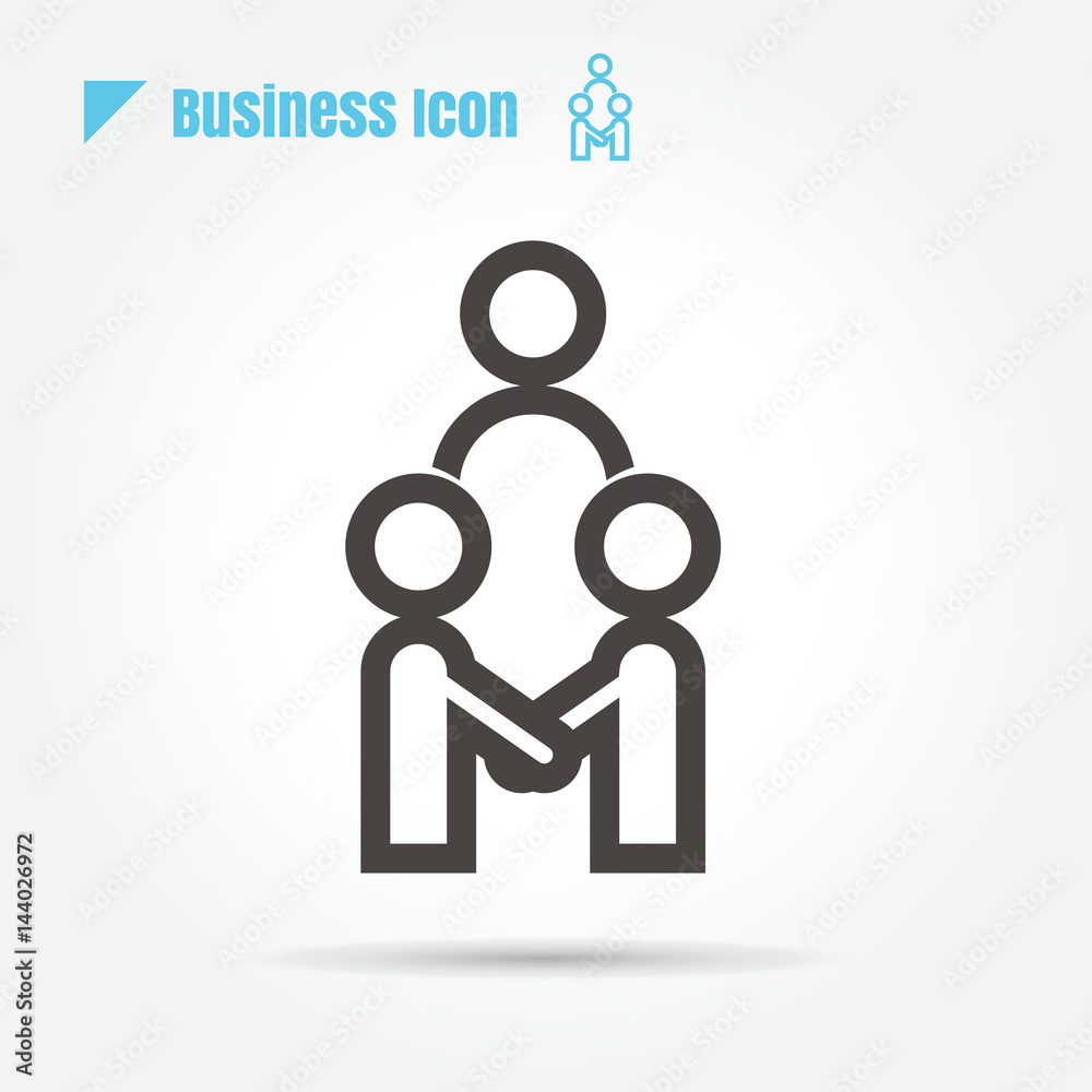team Business icon vector on white background team Business icon vector on white background