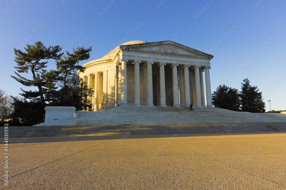 View of the Pantheon inspired Thomas Jefferson Memorial, West Potomac Park, Washington DC