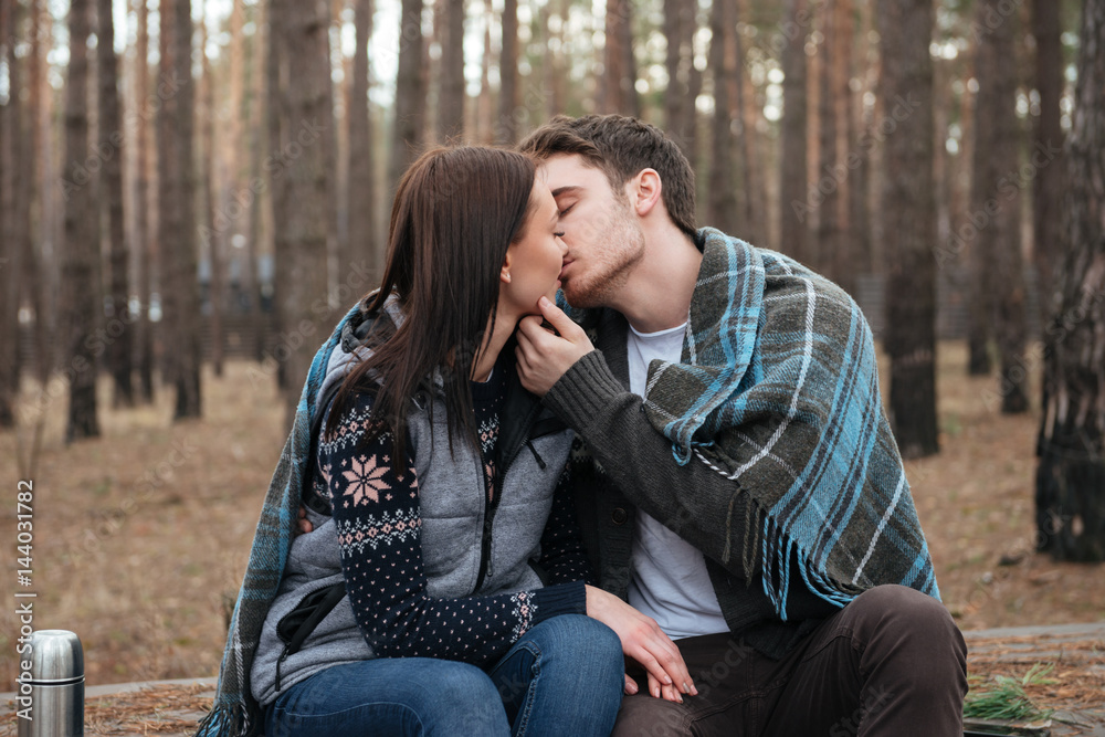 Kissing couple