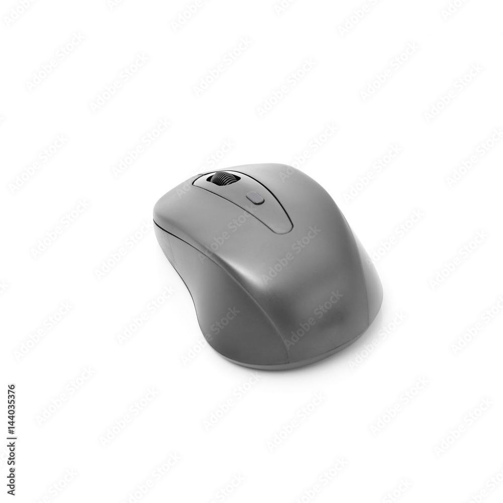 Wireless computer mouse isolated on white background Wireless computer mouse isolated on white background