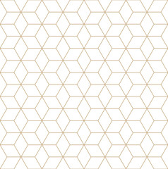 Papier peint photo Art deco patrons Grille hexagonale géométrie sacrée  © sunspire
