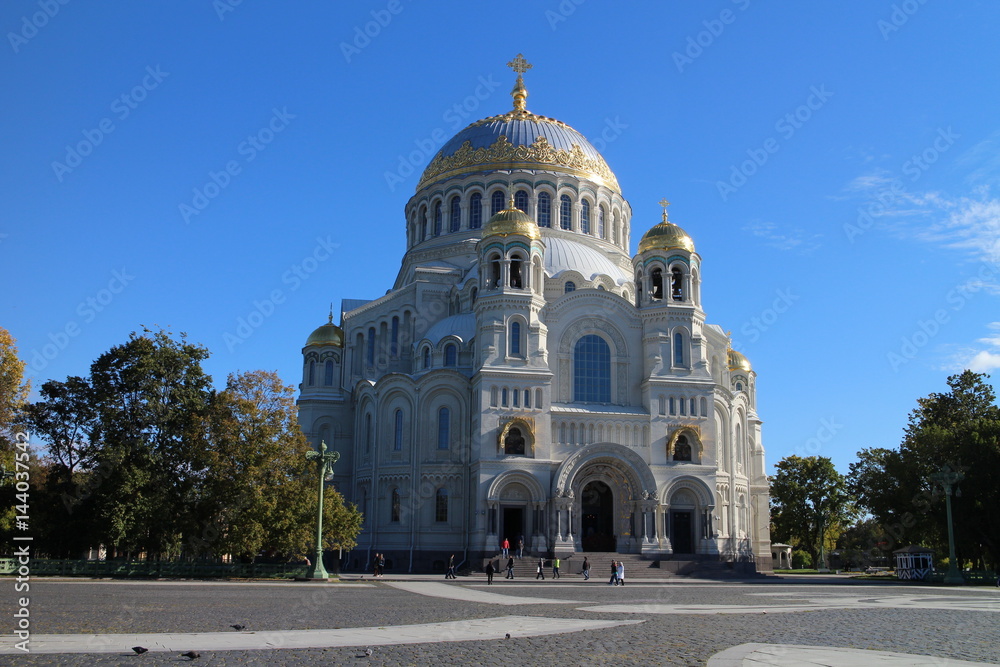 Naval Cathedral in Kronstadt, Russian federation