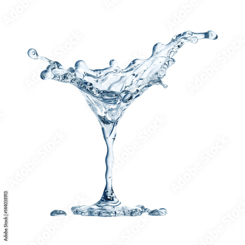 Martini glass with water drops © lotus_studio