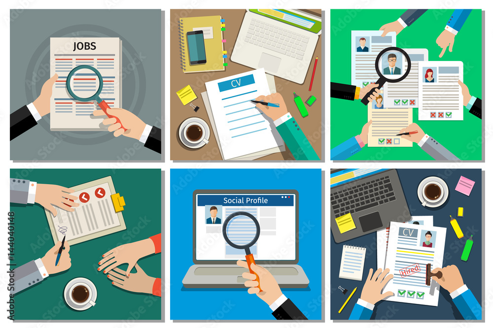 Fototapeta premium Business Concept set.