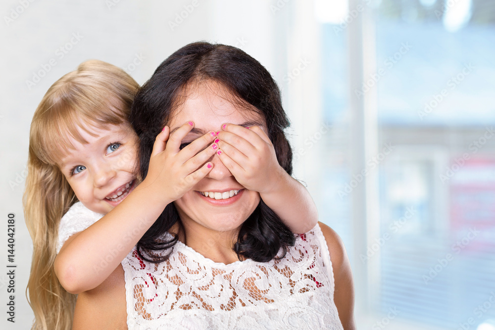 Fototapeta premium Mother and Daughter. Happy Family