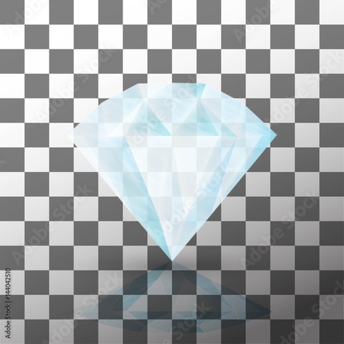 Diamond isolated on white - eps10