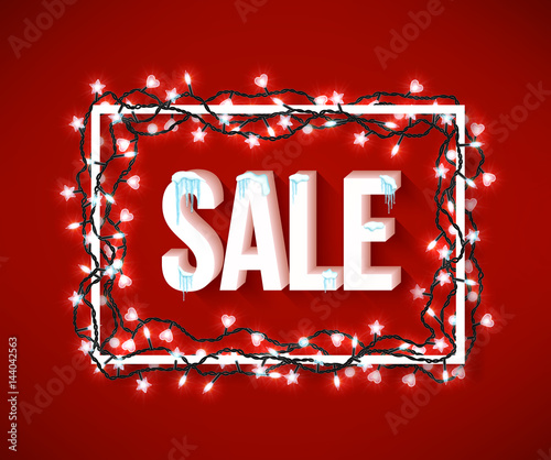 Christmas sale poster