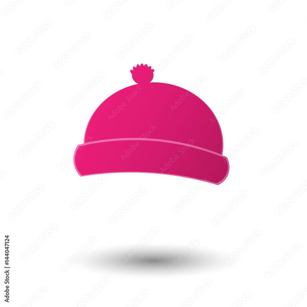 Winter Hat Icon Vector Illustration Winter Hat Icon Vector Illustration