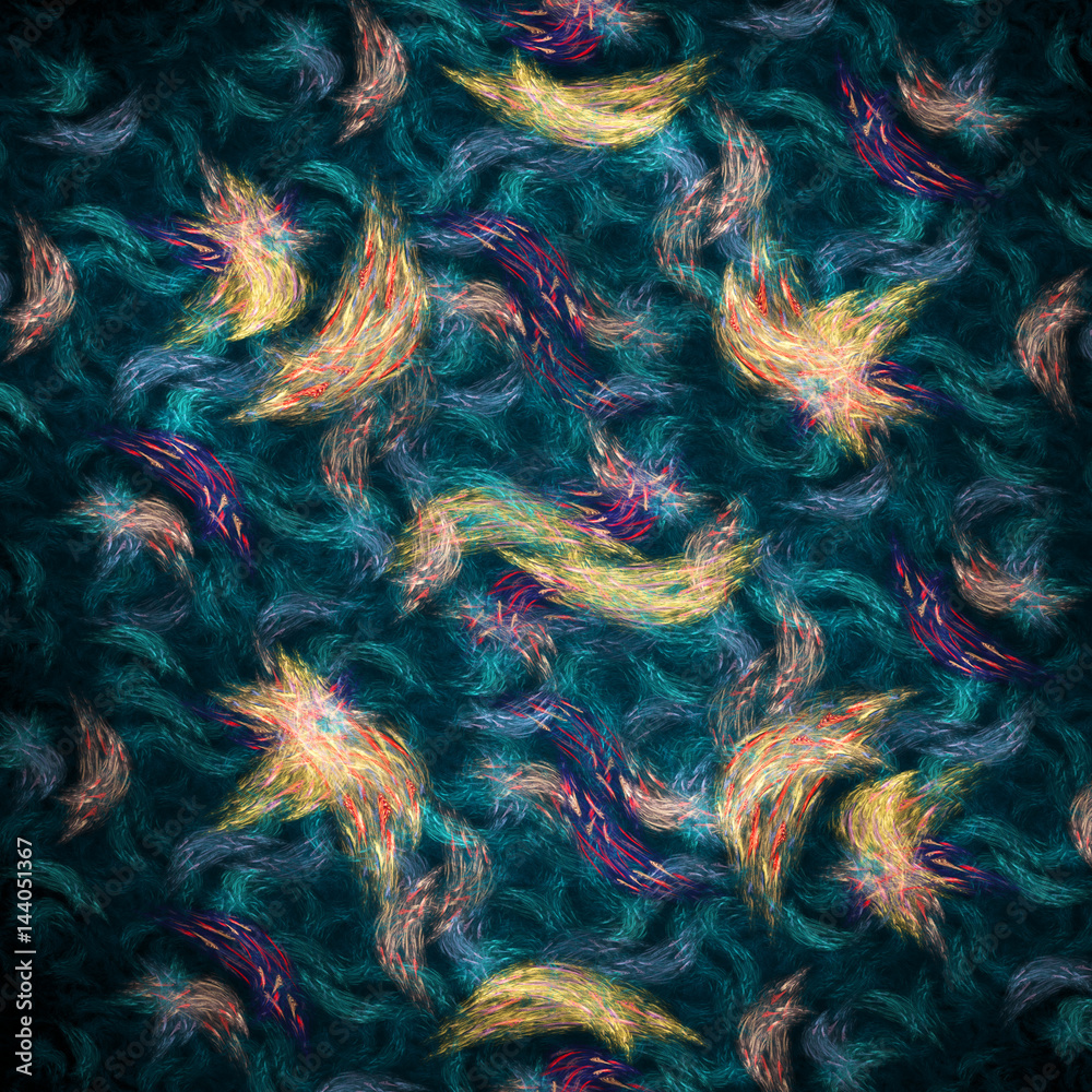 Obraz premium Colorful psychedelic liquefied background
