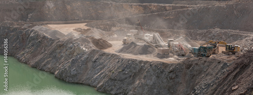 Photography Quarrying and processing operations at Wick Quarry