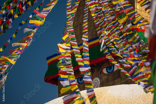 Boudnath stupa in Kathmandu, Nepal