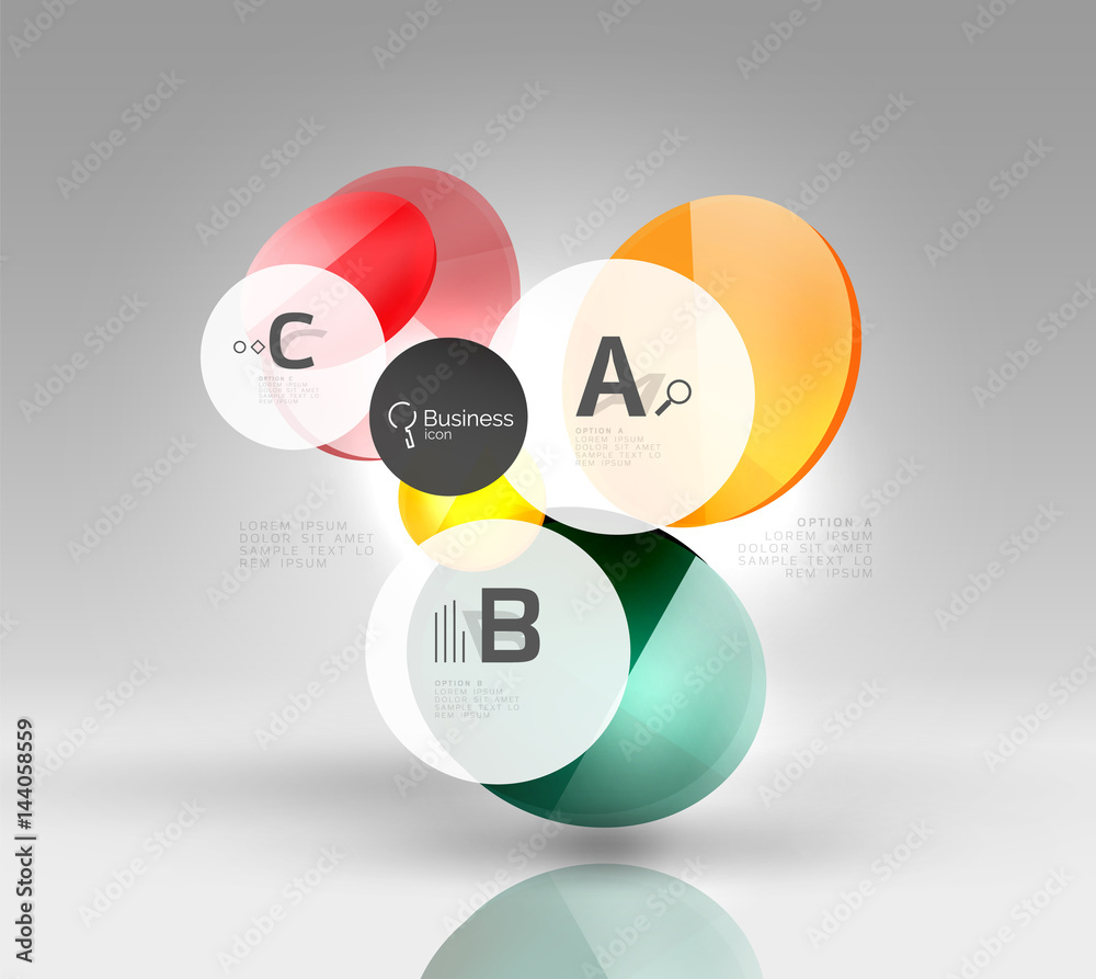Circle abstract background Circle abstract background