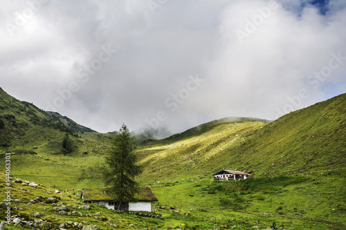 Countryside in Tirolean Alps, Austria