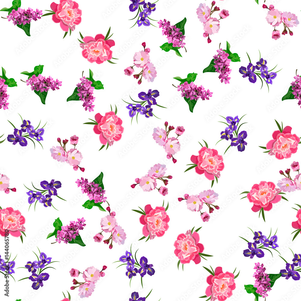 blooming lilac flower blooming lilac flower