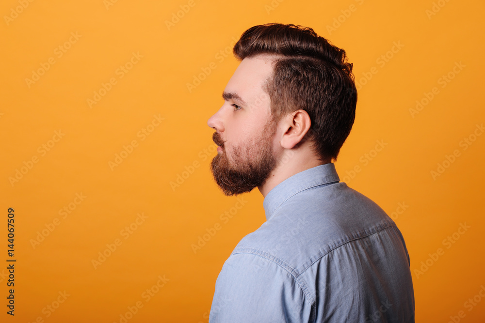 Portrait of a man in the studio Portrait of a man in the studio