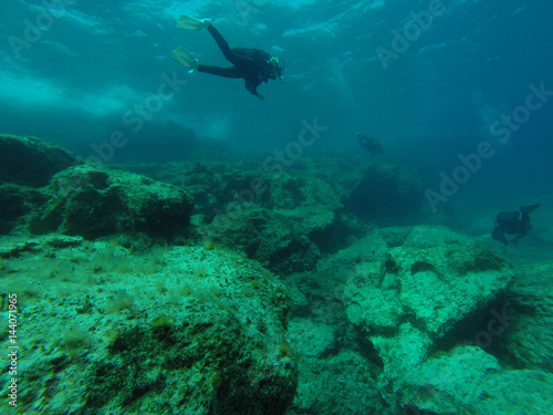 2014, bubbles, cyprus, depth, diving, entertainment, extreme, mediterra, cave, scuba, diver, girl, 