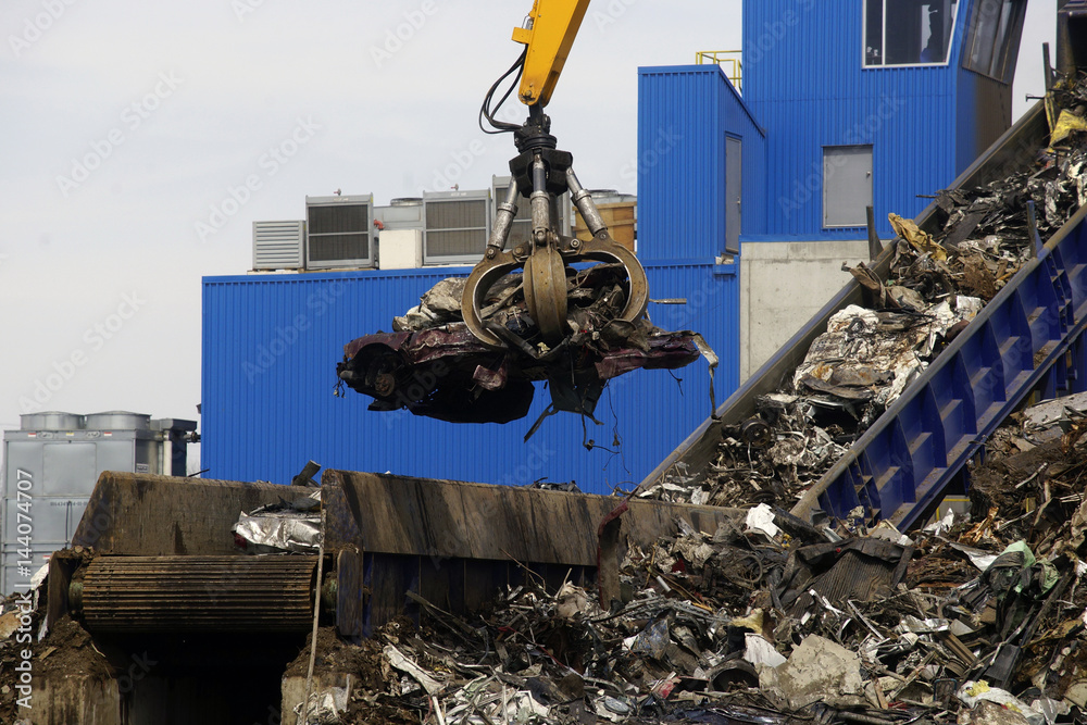 Fototapeta premium Metal recycling