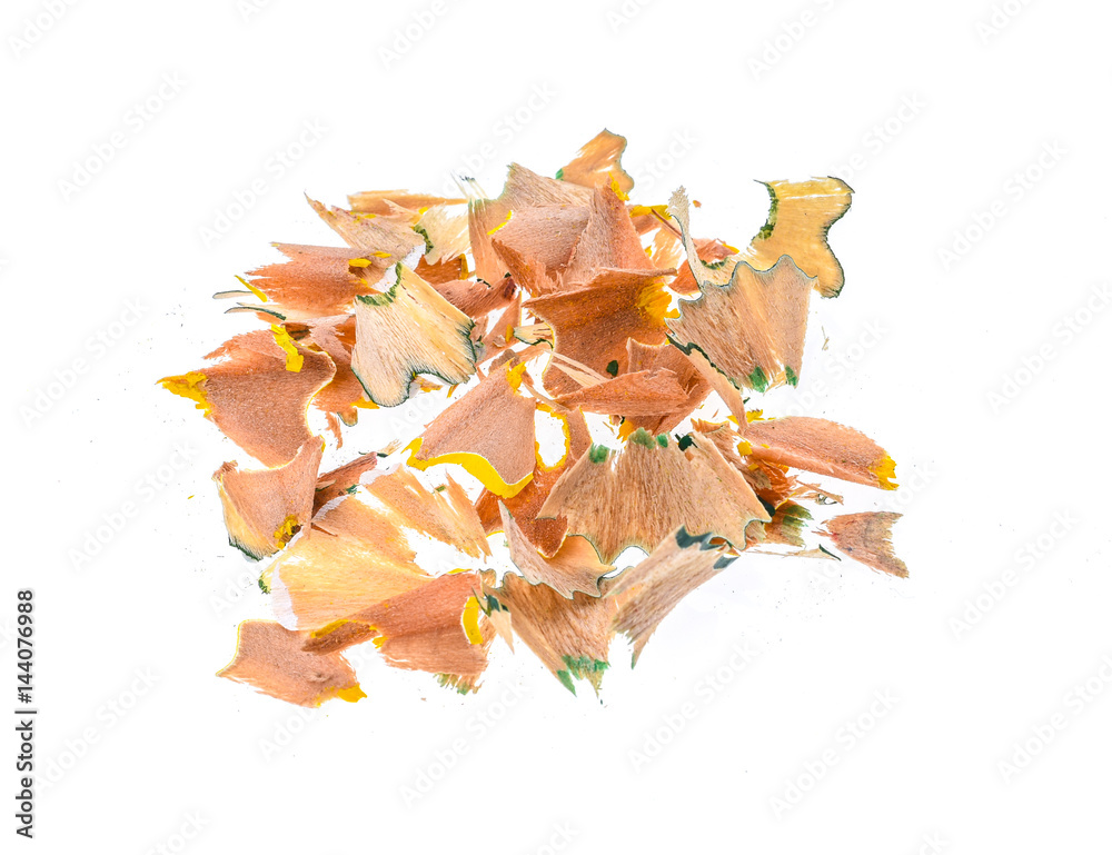 Different colour pencil sharpener shavings. Different colour pencil sharpener shavings.