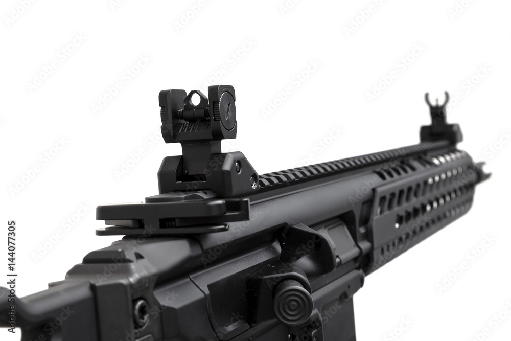 Gun rifle isolated on white Gun rifle isolated on white