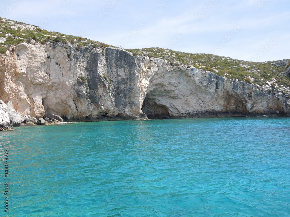 Fototapeta premium Blue caves Zakynthos (Greece)