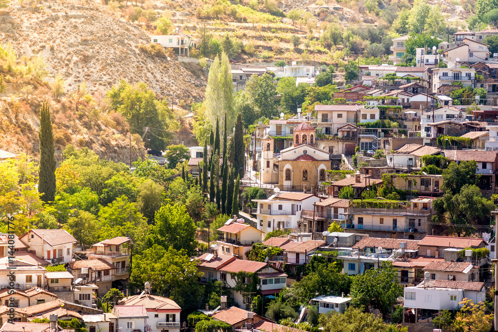 Mountain village of Palaichori. Nicosia District, Cyprus