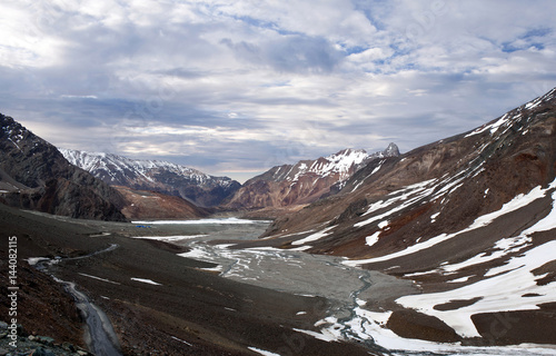 Manali - Leh Road in Jammu and Kashmir, India photo