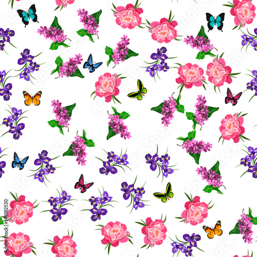 blooming lilac flower