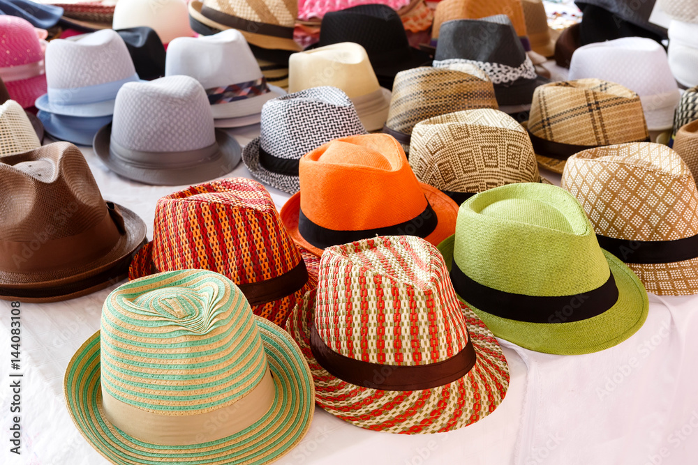 Variety of Fedora Hats