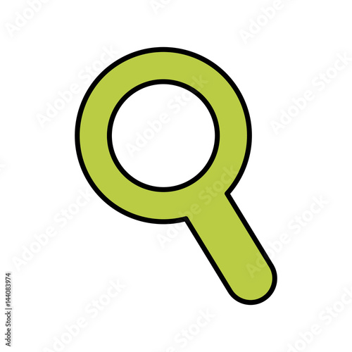 search magnifying glass icon vector illustration design