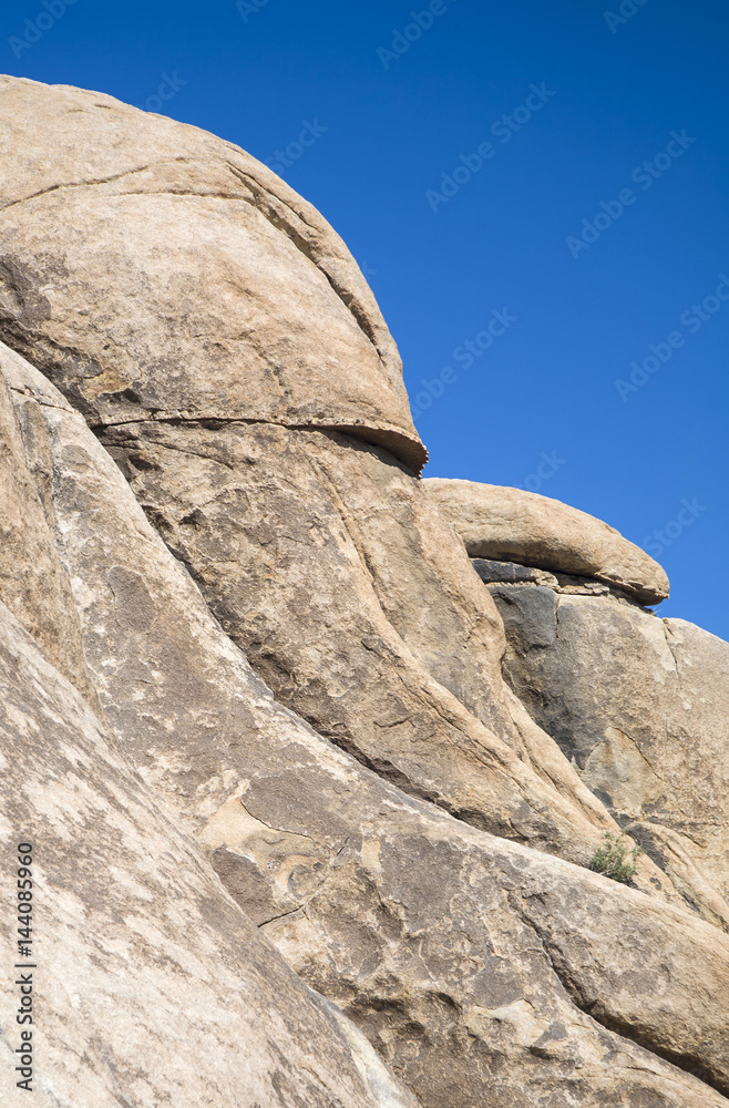 scenic rocks in Joshua Tree National Park  in Hidden valley