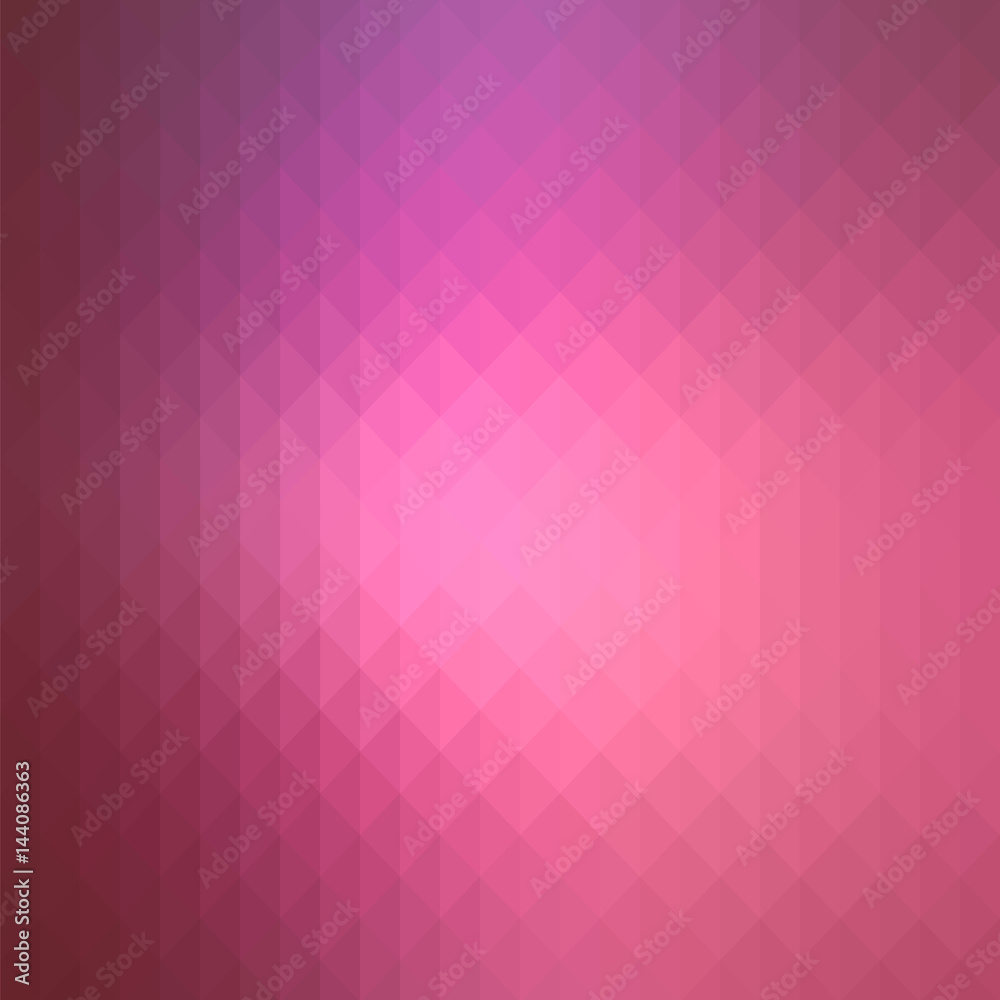 Shiny geometric style background with vibrant pink and purple color tone.