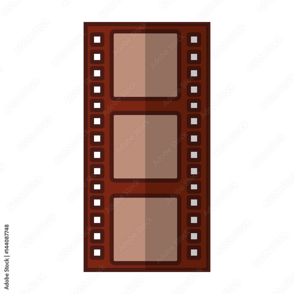 tape film record isolated icon vector illustration design