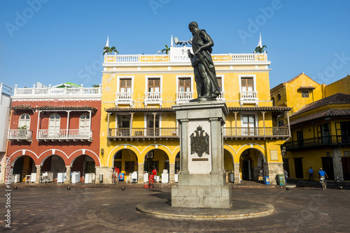 Plaza de los Coches, Cartagena, Colombia photo