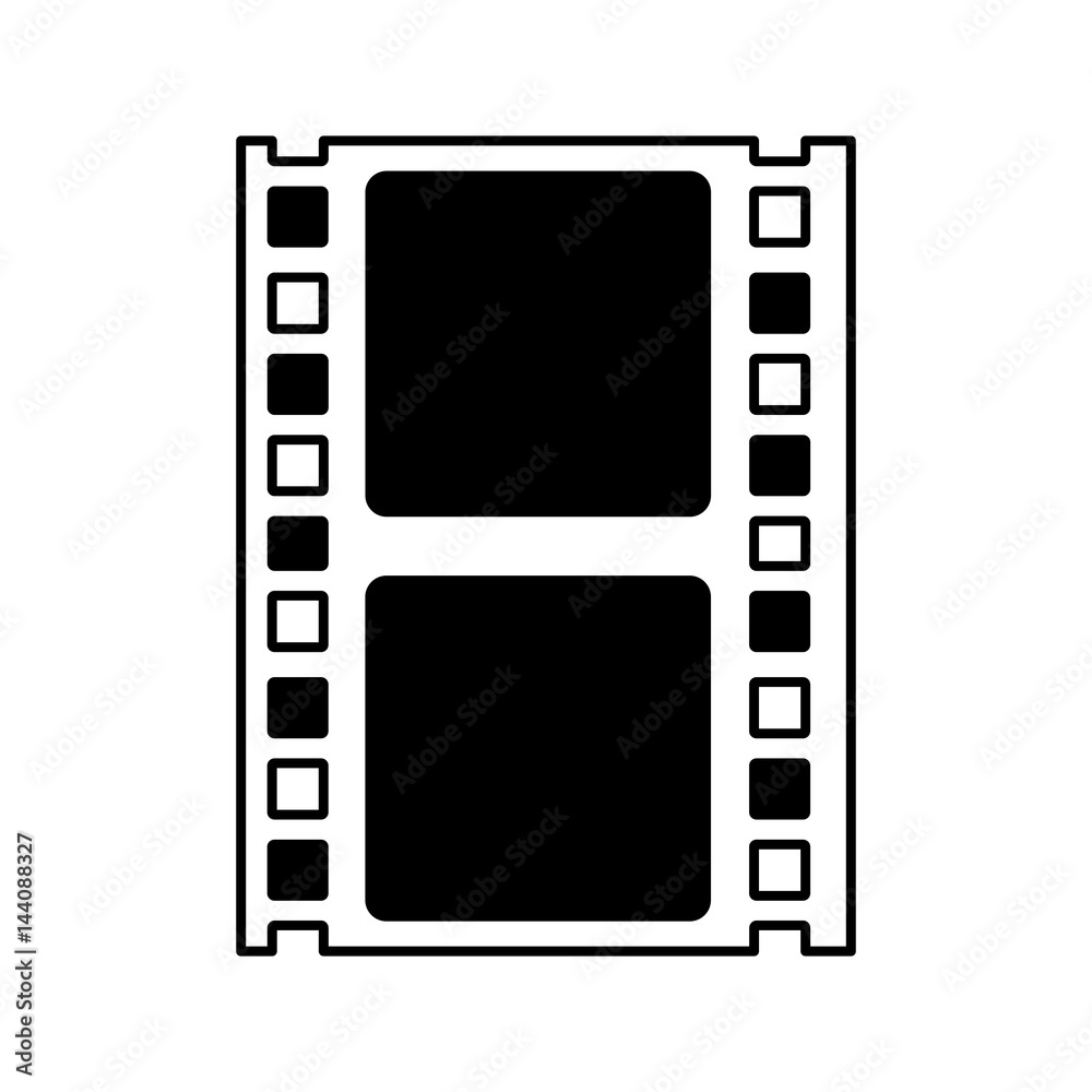 tape film record isolated icon vector illustration design