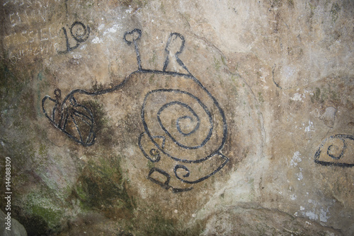 La Piedra Pintada petroglyphs, El Valle de Anton, Panama