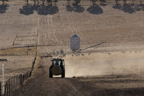 A Tractor on a dry Australian Farm