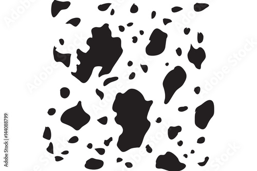 Dalmatian skin. Vector texture.